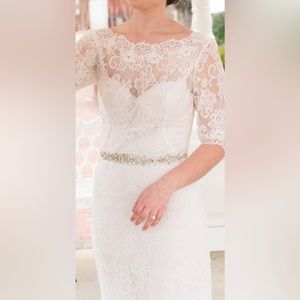 Maggie Sottero McKenzie wedding dress, size 12